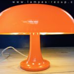 Lampe champignon orange réplique Nessino Artemide