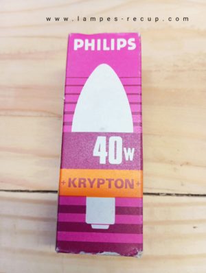 Ampoule krypton xenon 40 watts Philips E10