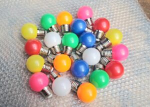 Ampoules guirlande guinguette LED colorées 21 Pièces 7 couleurs – Image 6