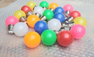 Ampoules guirlande guinguette LED colorées 21 Pièces 7 couleurs – Image 2